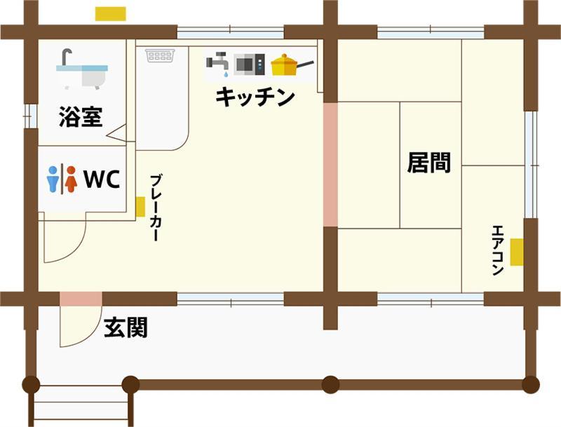 Hotel 美濃田の淵キャンプ村 Higashimiyoshi Zimmer foto